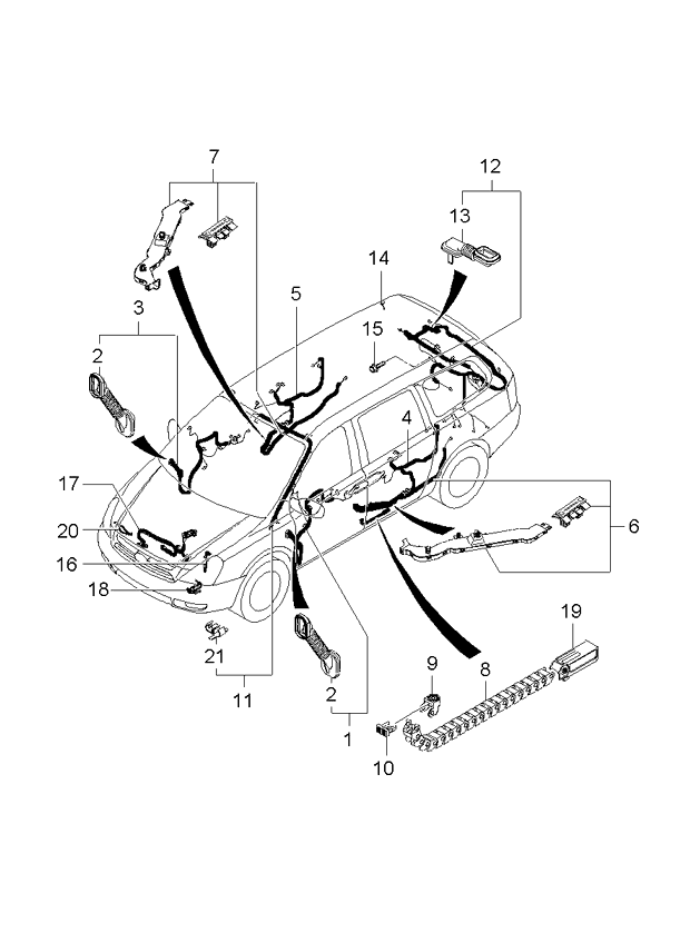 A/C SYSTEM - COOLER LINE, REAR