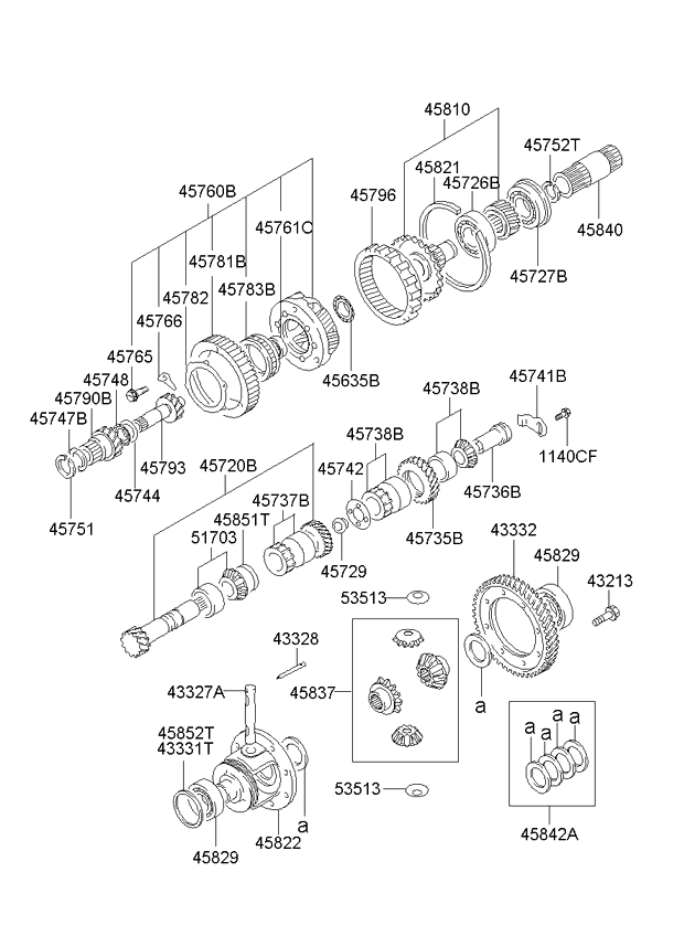 SPEEDOMETER DRIVEN GEAR - AUTOMATIC