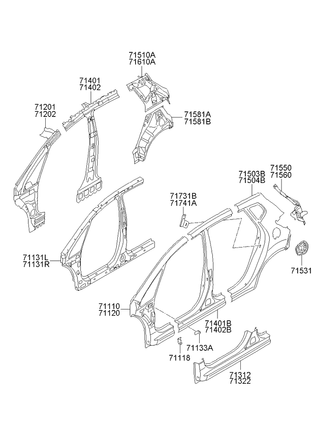 PANEL - REAR DOOR