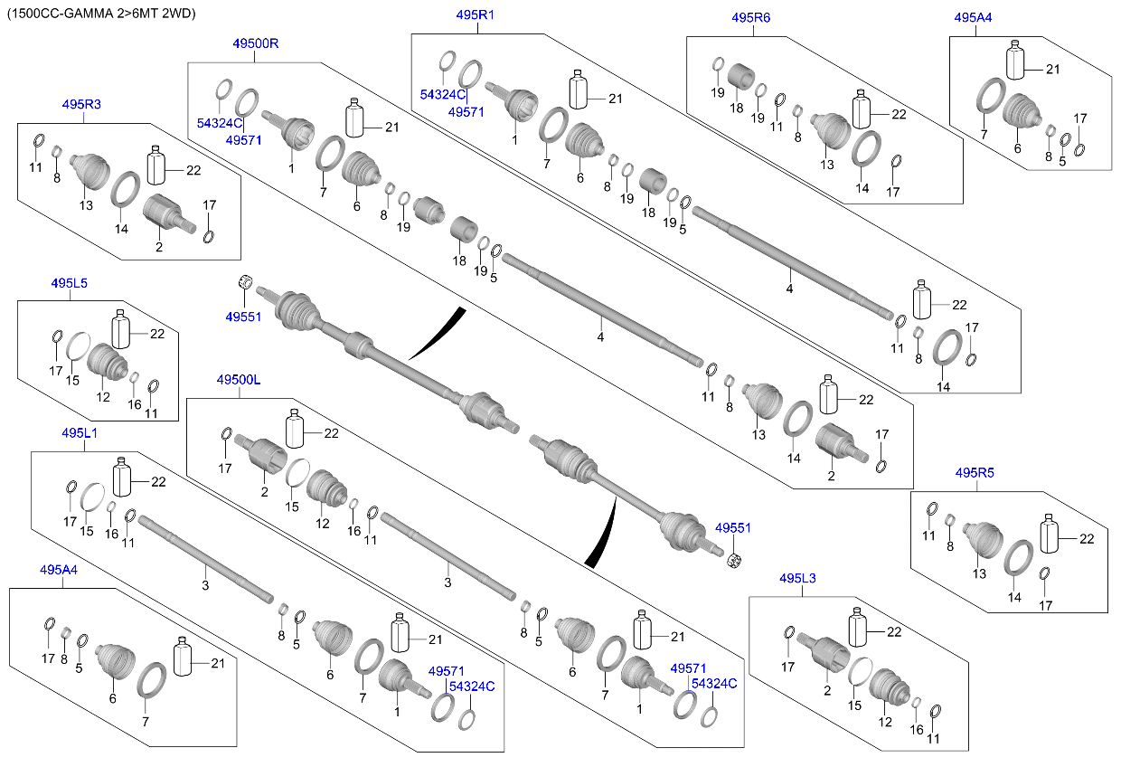 DRIVE SHAFT (FRONT)