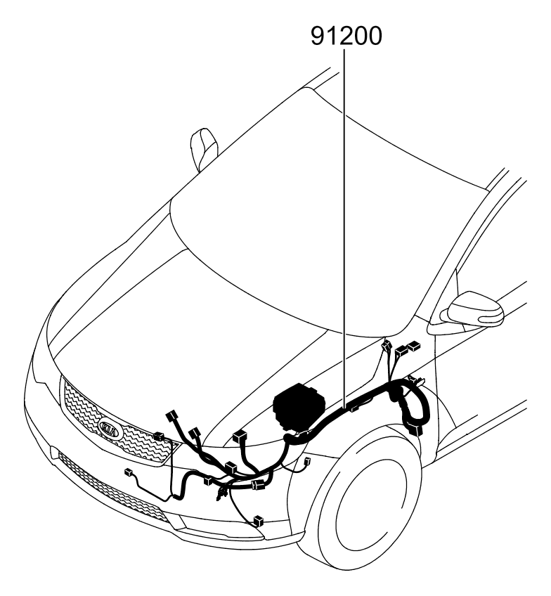 A/C SYSTEM - COOLER LINE, FRONT