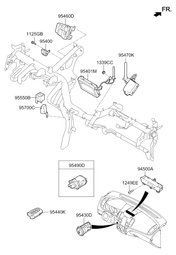 A/C SYSTEM - COOLER LINE, FRONT