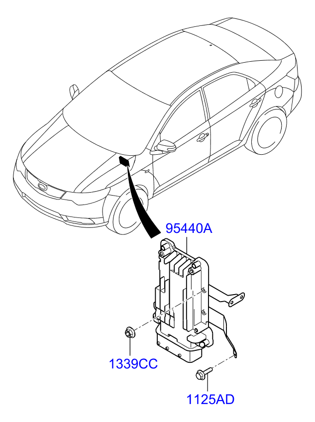 A/C SYSTEM - COOLER LINE, FRONT