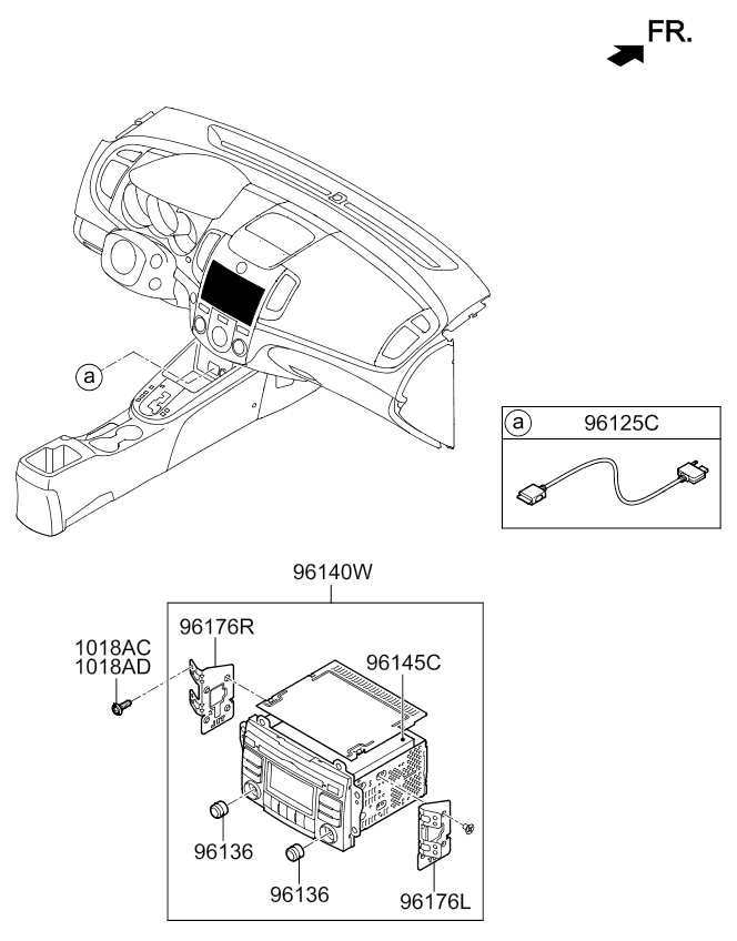 A/C SYSTEM - COOLER LINE, FRONT