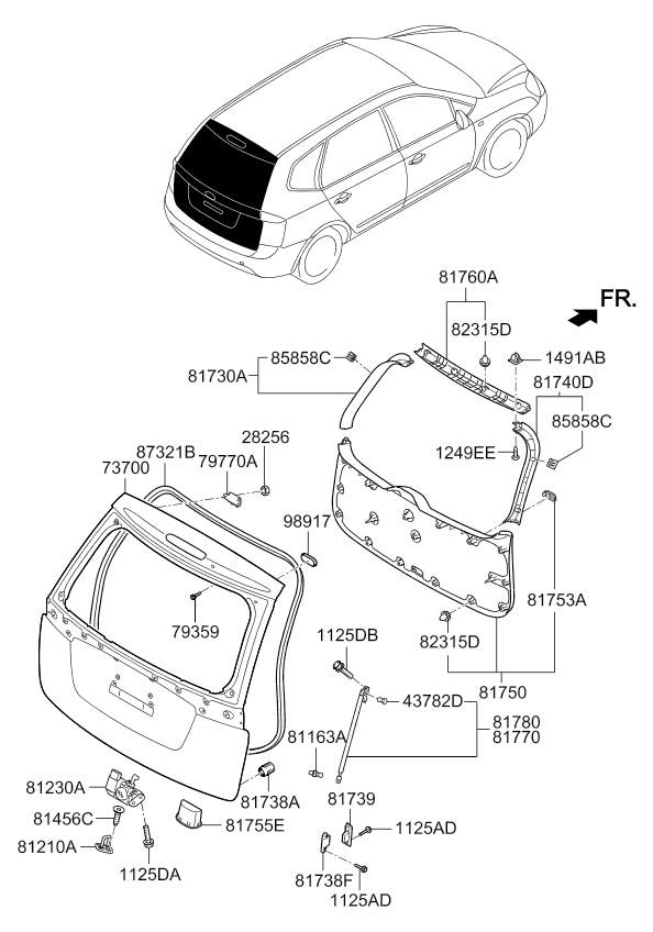 PANEL - TAILGATE & LOCKING SYSTEM - TAILGATE