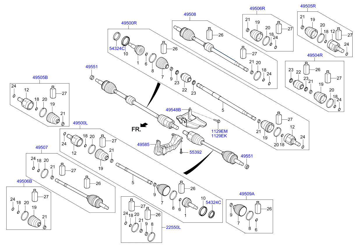 DRIVE SHAFT (FRONT)