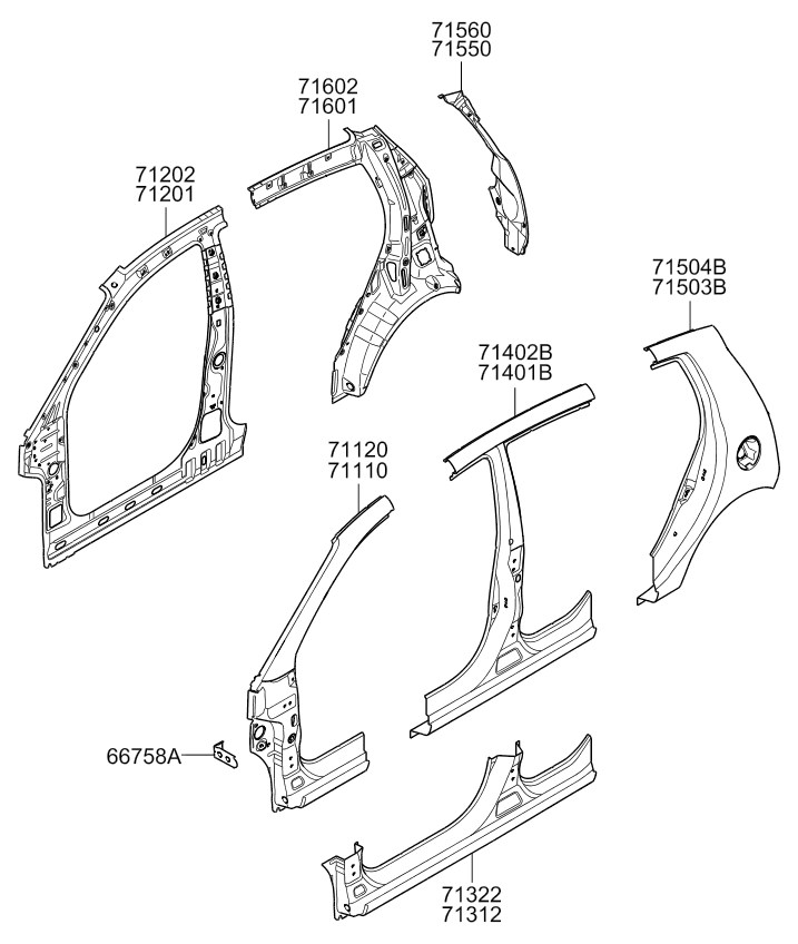 PANEL - REAR DOOR