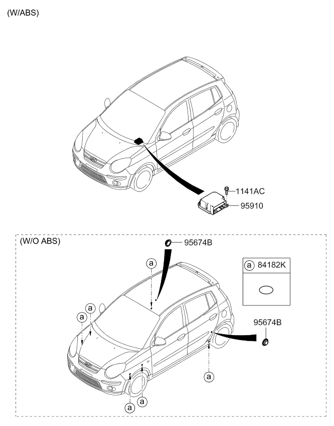 A/C SYSTEM - COOLER LINE, FRONT