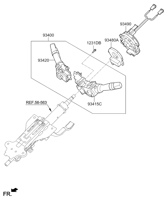 A/C SYSTEM - COOLER LINE, FRONT