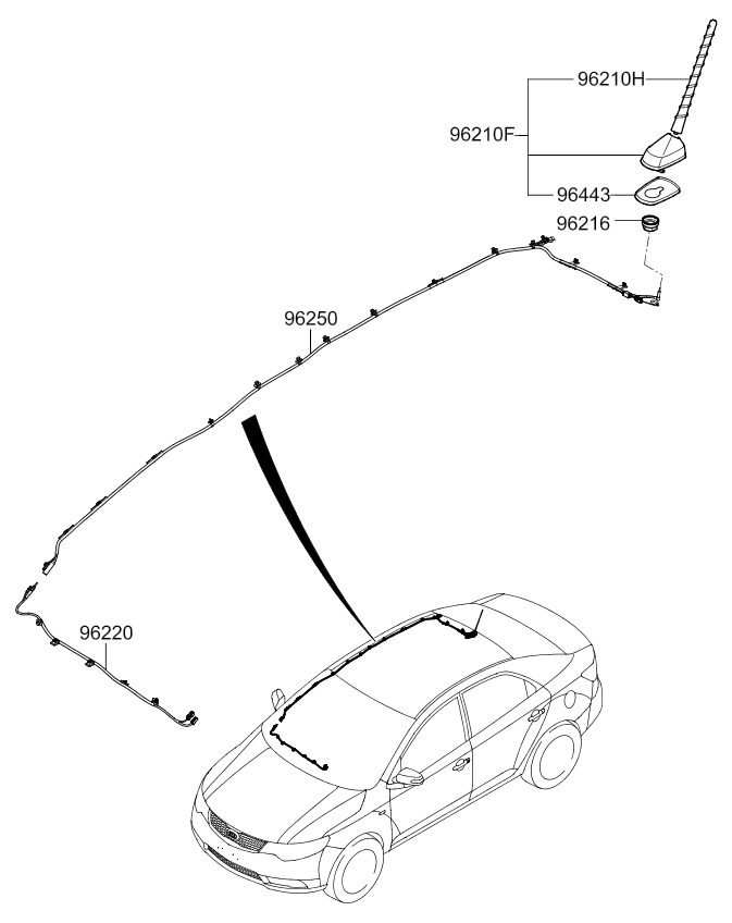 A/C SYSTEM - COOLER LINE, FRONT