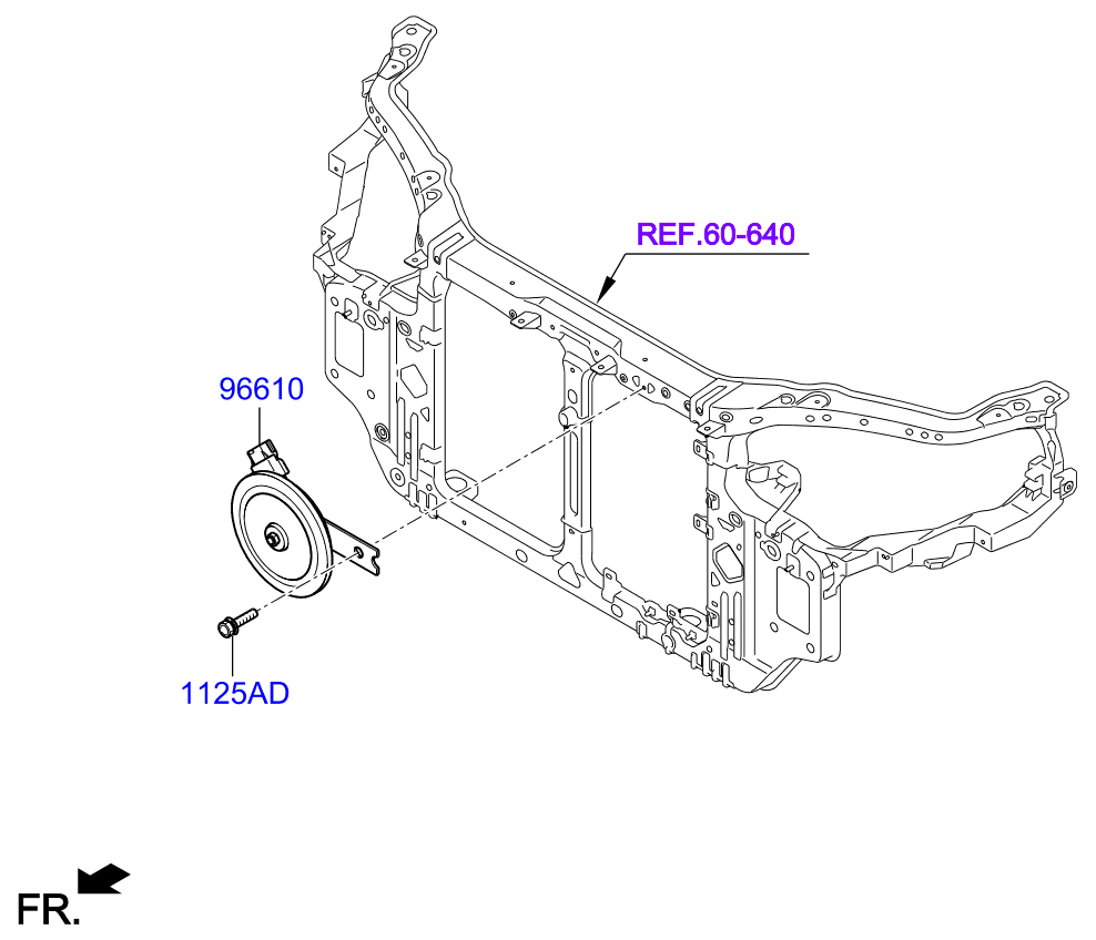 A/C SYSTEM - COOLER LINE, FRONT