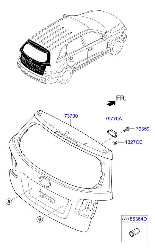 PANEL - REAR DOOR