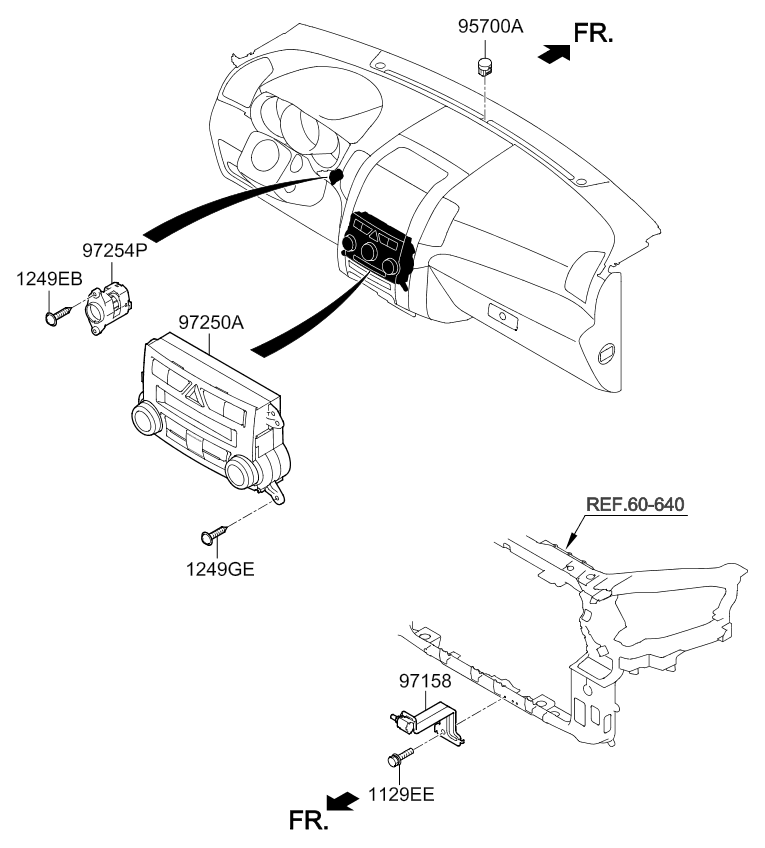 A/C SYSTEM - COOLER LINE, REAR