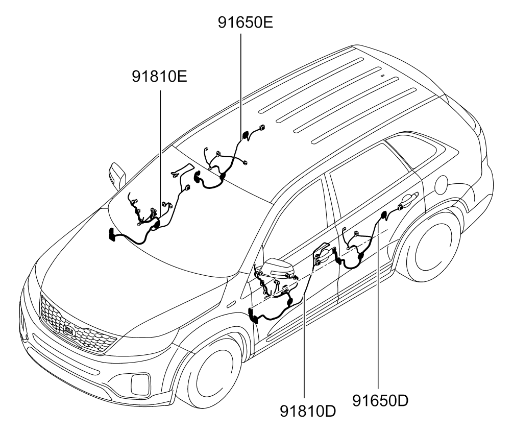 A/C SYSTEM - COOLER LINE, REAR