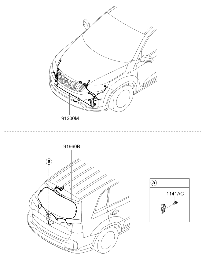 A/C SYSTEM - COOLER LINE, REAR