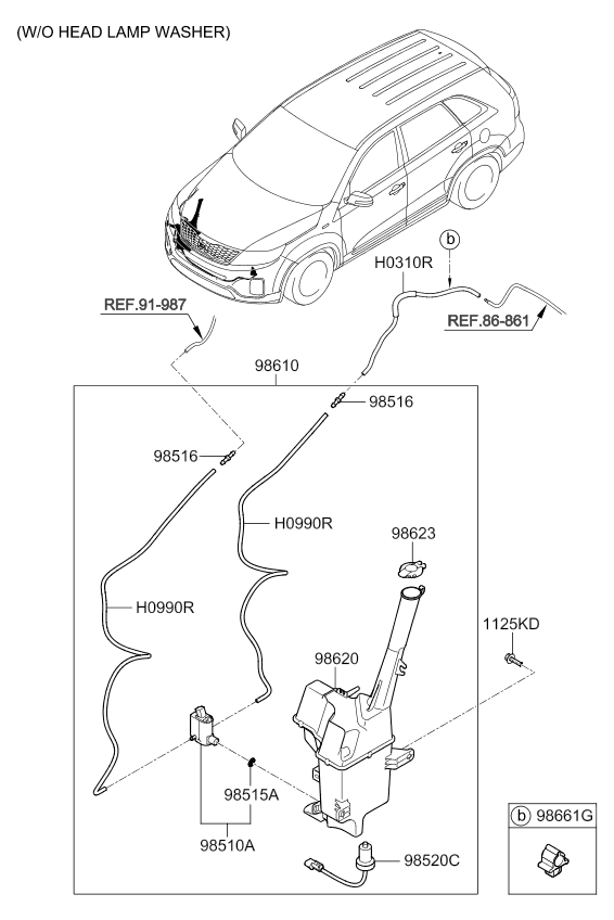 A/C SYSTEM - COOLER LINE, REAR