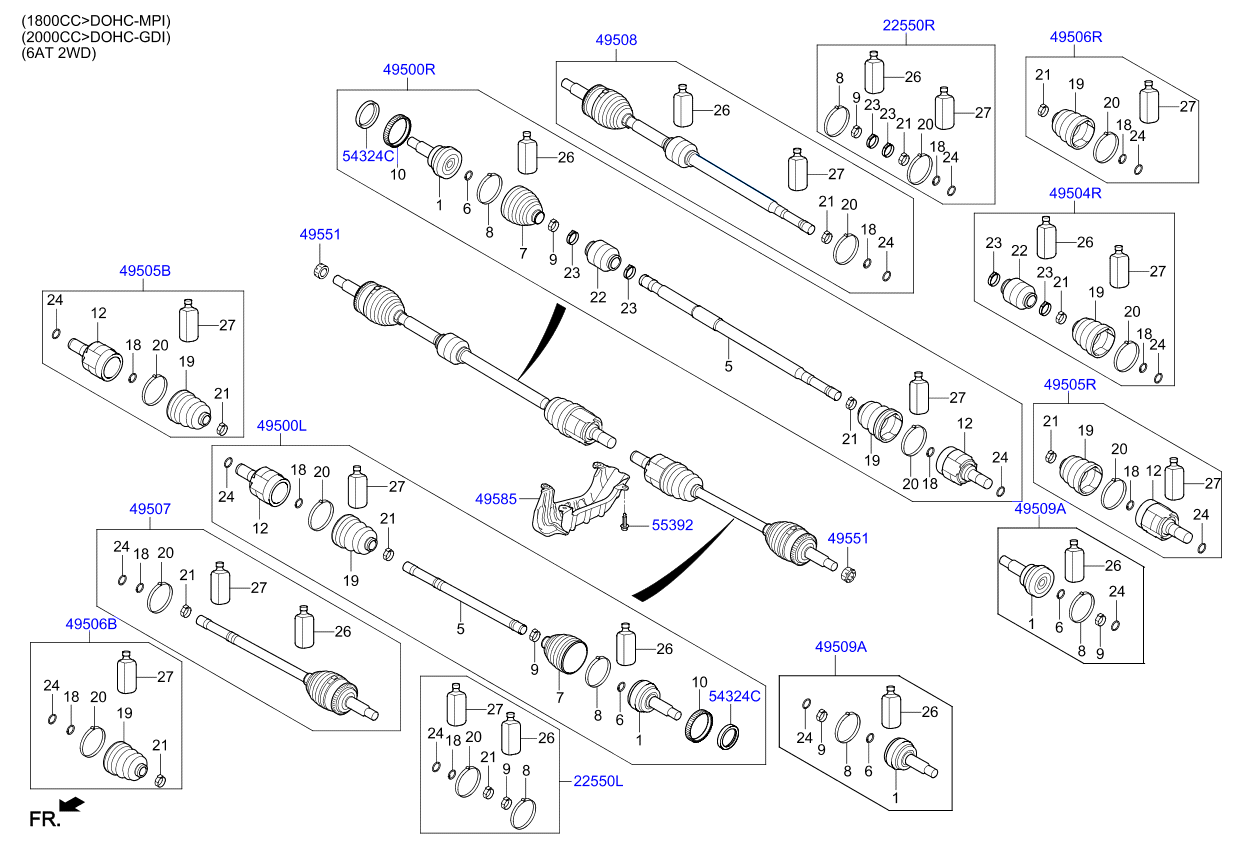 DRIVE SHAFT (FRONT)