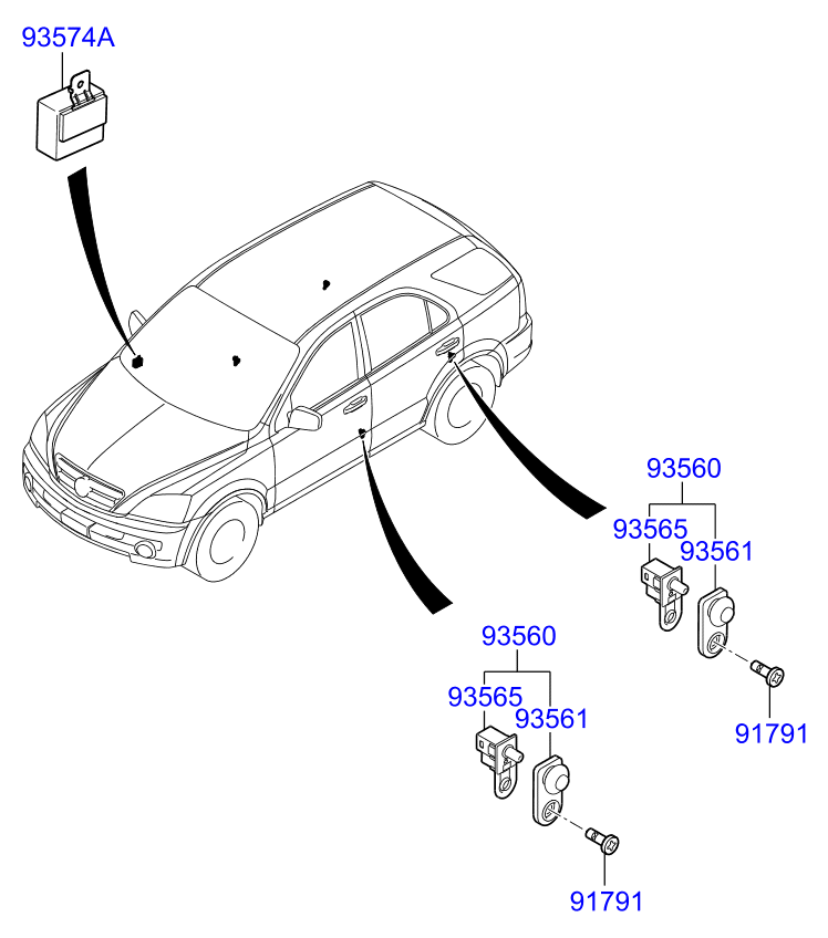 A/C SYSTEM - COOLER LINE, FRONT