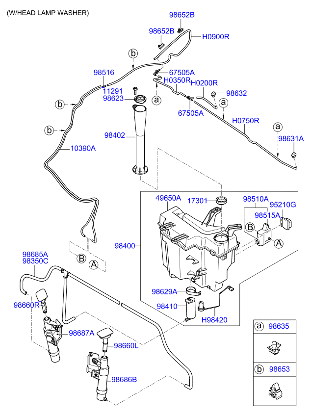 A/C SYSTEM - COOLER LINE, FRONT