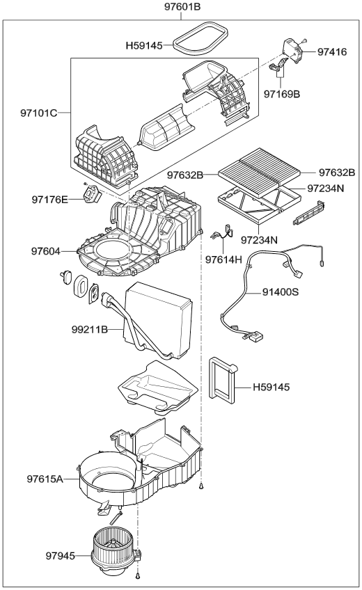 A/C SYSTEM - COOLER LINE, FRONT