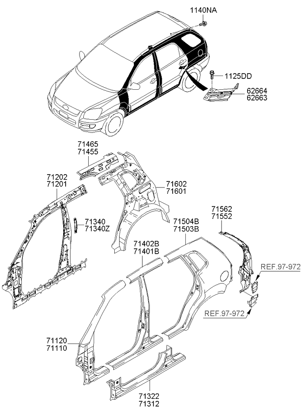 PANEL - REAR DOOR