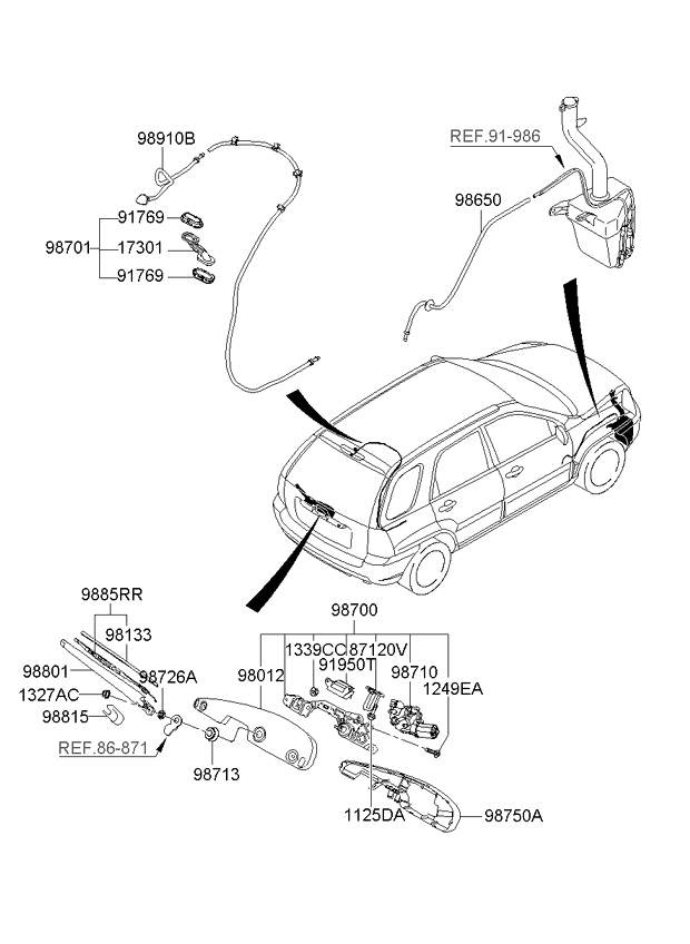 A/C SYSTEM - COOLER LINE, FRONT