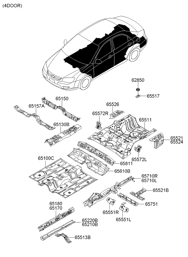 PANEL - REAR DOOR