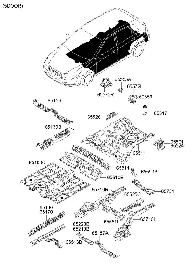 PANEL - REAR DOOR