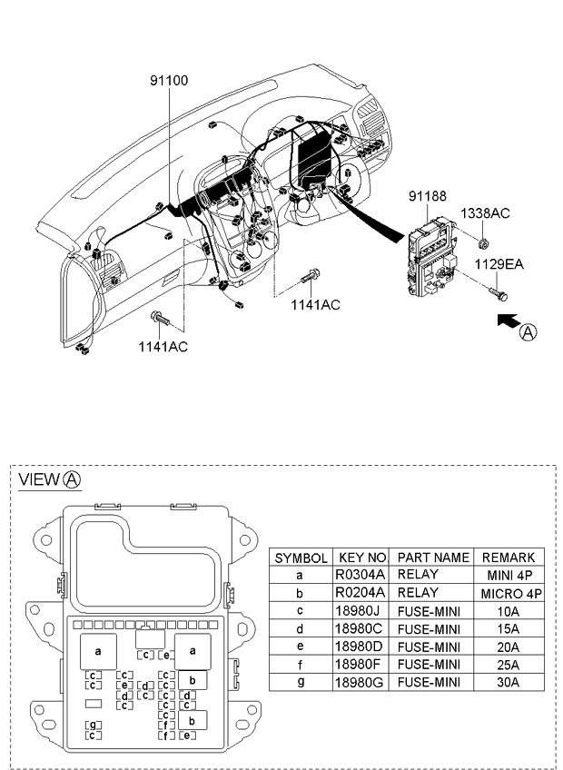 A/C SYSTEM - COOLER LINE, FRONT