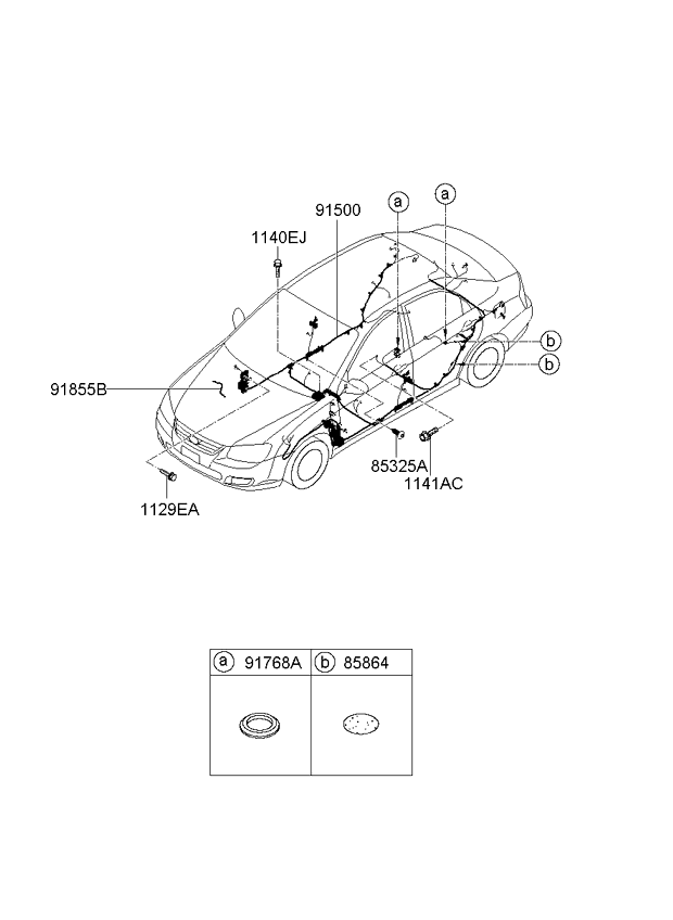 A/C SYSTEM - COOLER LINE, FRONT