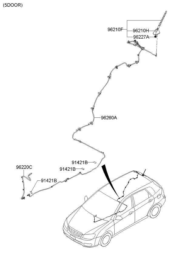 A/C SYSTEM - COOLER LINE, FRONT