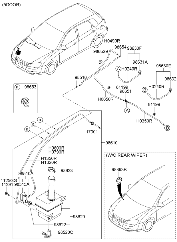 A/C SYSTEM - COOLER LINE, FRONT