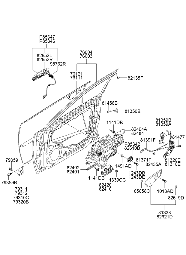 PANEL - TRUNK LID & LOCKING SYSTEM - TRUNK LID