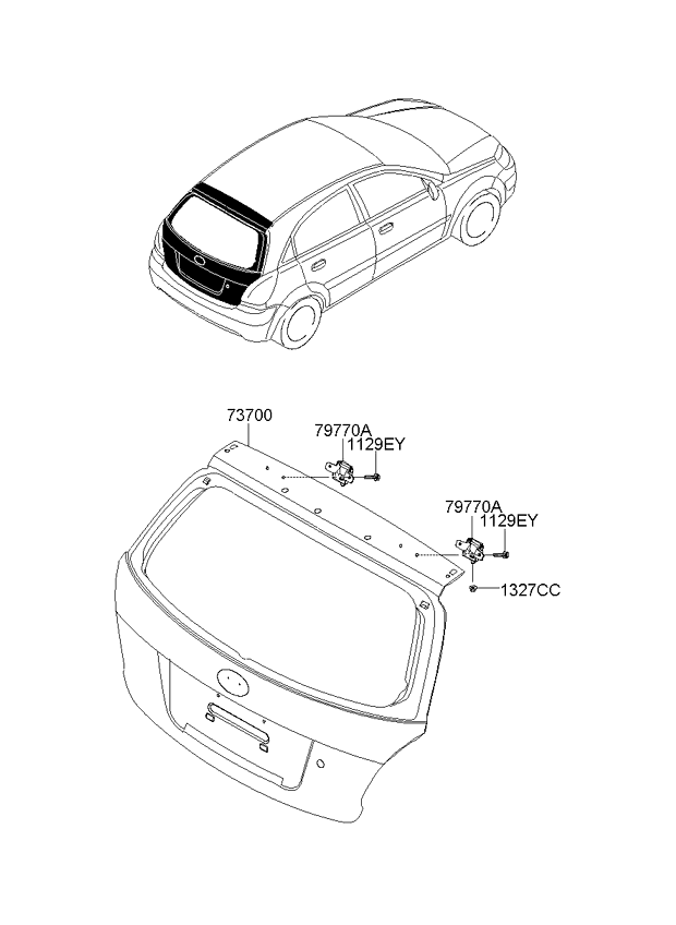 PANEL - REAR DOOR