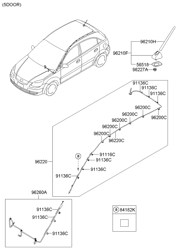 A/C SYSTEM - COOLER LINE, FRONT