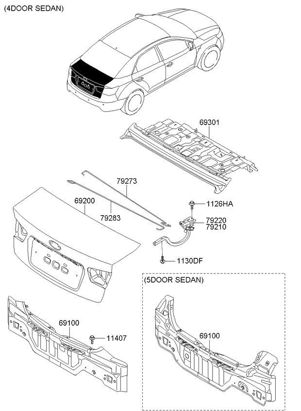 PANEL - REAR DOOR