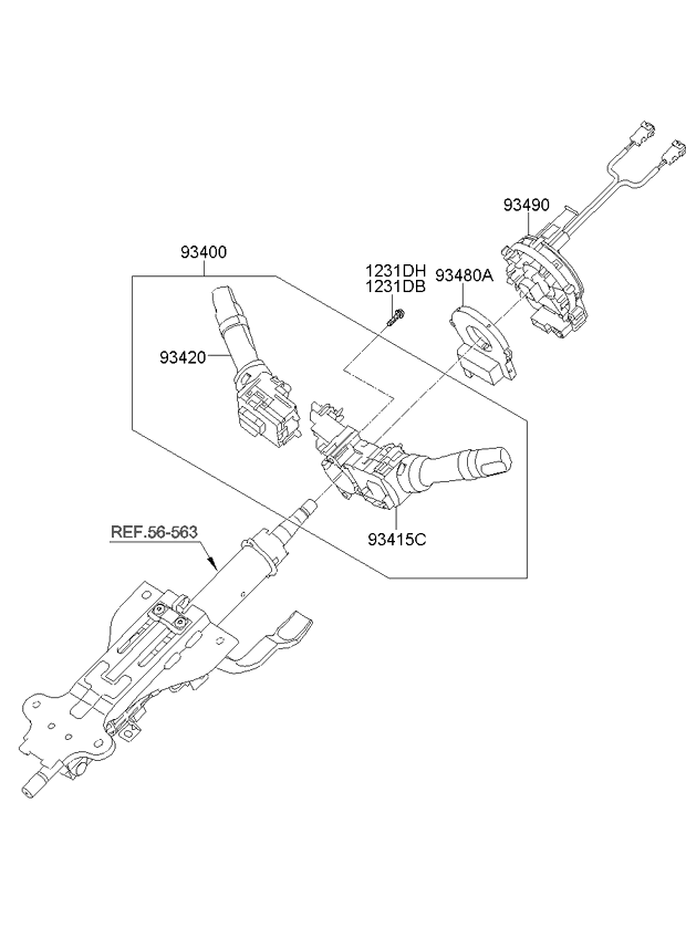 A/C SYSTEM - COOLER LINE, FRONT