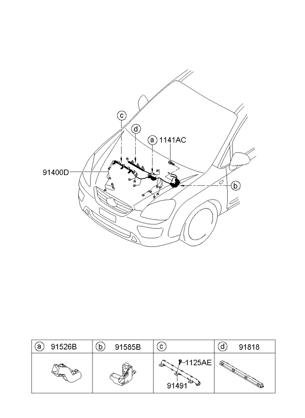 A/C SYSTEM - COOLER LINE, FRONT