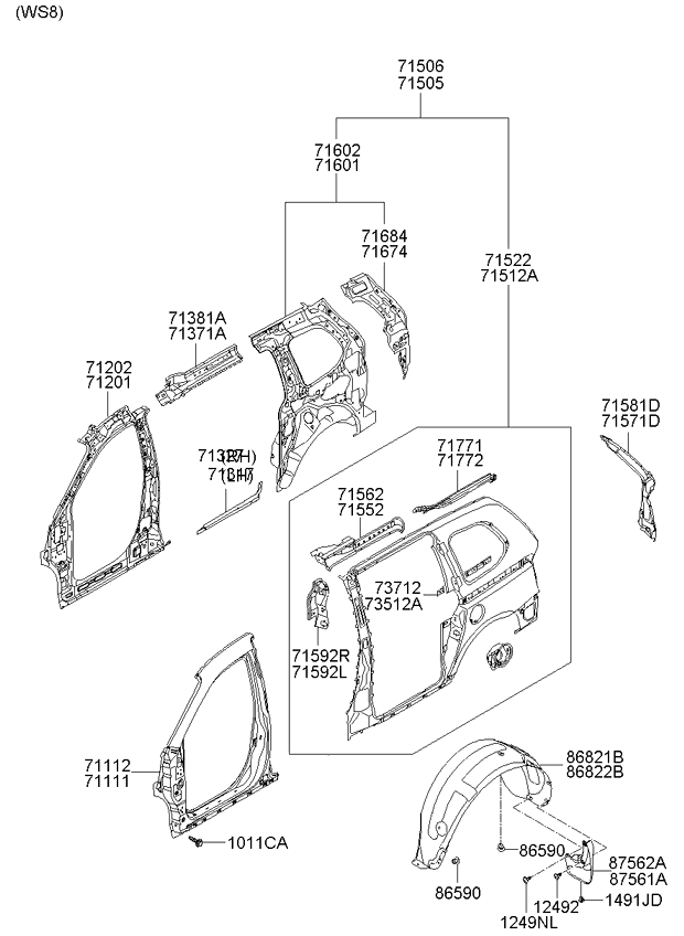 PANEL - TAILGATE & LOCKING SYSTEM - TAILGATE