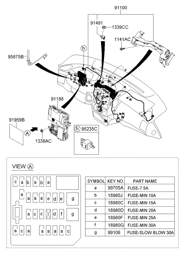 A/C SYSTEM - COOLER LINE, REAR