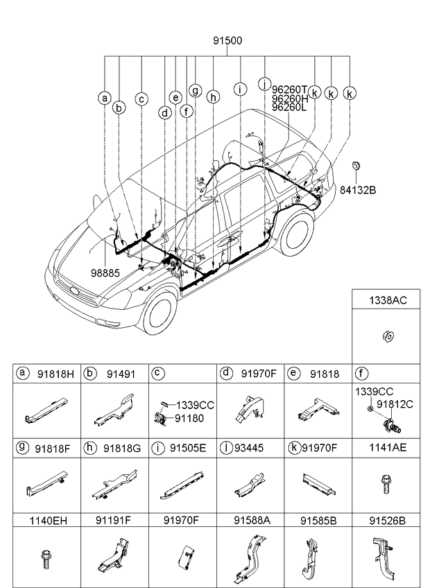 A/C SYSTEM - COOLER LINE, REAR