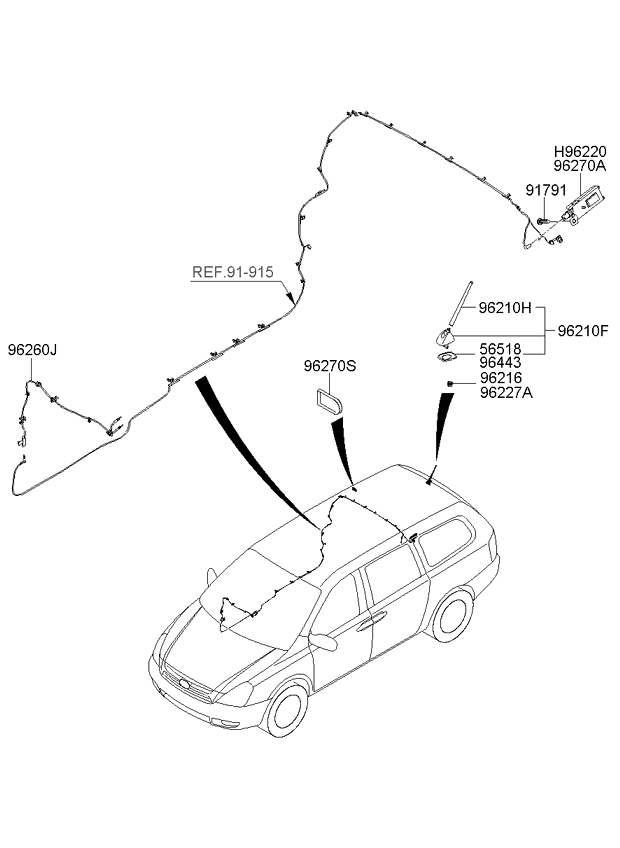 A/C SYSTEM - COOLER LINE, REAR