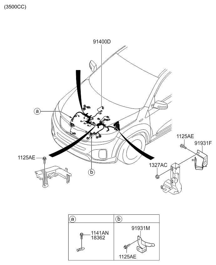 A/C SYSTEM - COOLER LINE, REAR