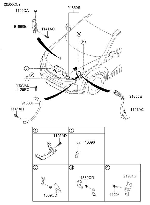 A/C SYSTEM - COOLER LINE, REAR