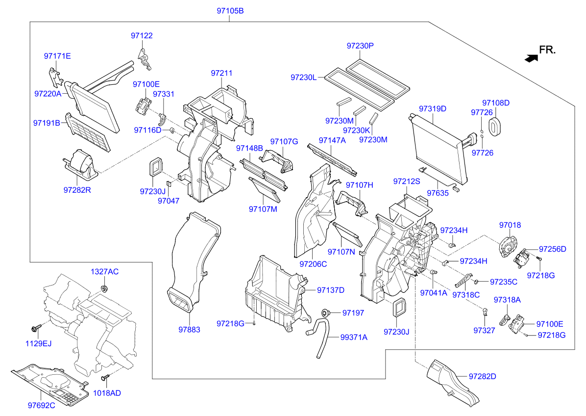 A/C SYSTEM - COOLER LINE, REAR