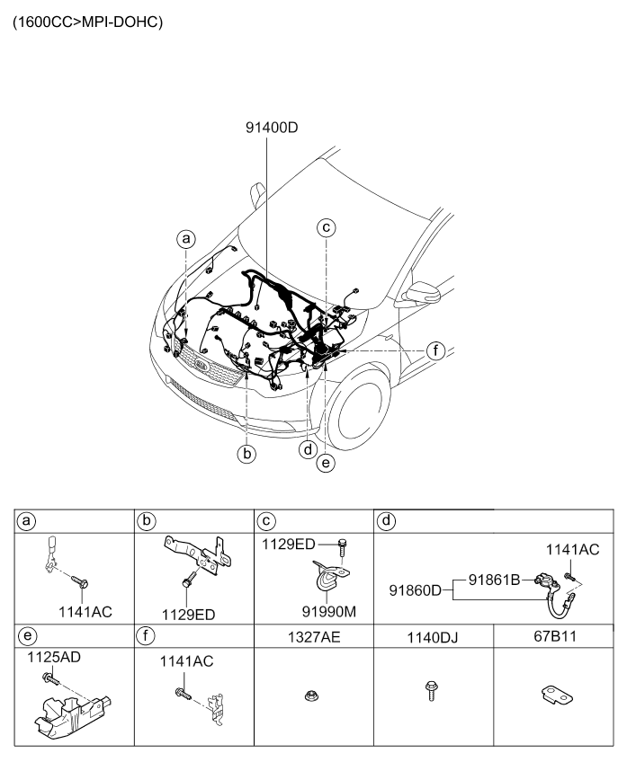 A/C SYSTEM - COOLER LINE, FRONT