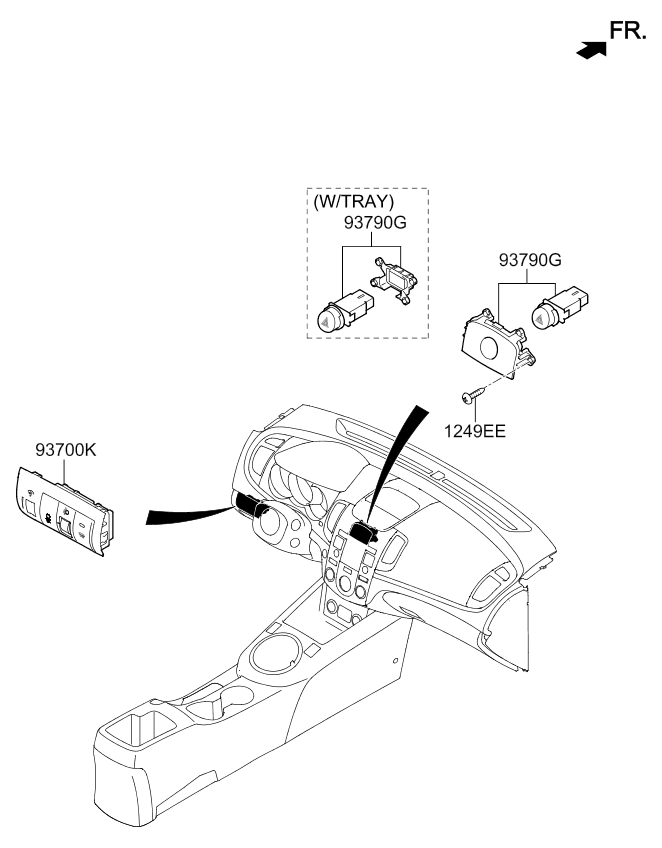 A/C SYSTEM - COOLER LINE, FRONT