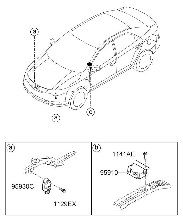 A/C SYSTEM - COOLER LINE, FRONT