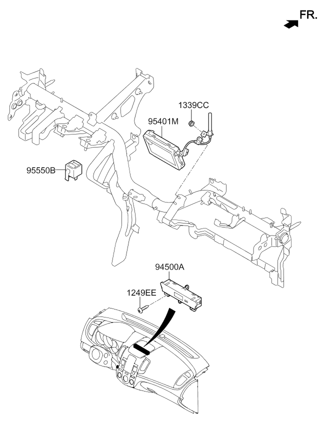 A/C SYSTEM - COOLER LINE, FRONT