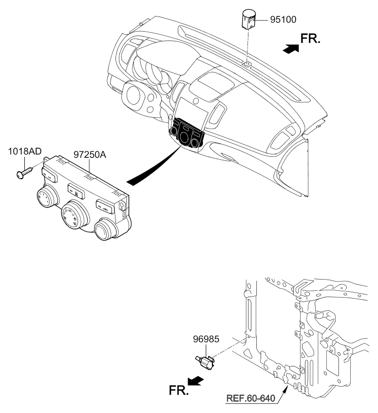 A/C SYSTEM - COOLER LINE, FRONT